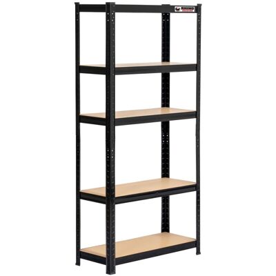 Rhino - 2-Bay - Black - 150x75x30cm - Shelving Unit Rhino - 2-Bay - Black - 150x75x30cm - Shelving Unit