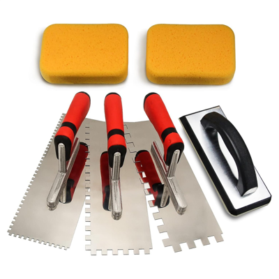 Unbranded 6pcs Tile Tools,Stainless Steel Square Notched Trowel Set,Grout Float Unbranded 6pcs Tile Tools,Stainless Steel Square Notched Trowel Set,Grout Float