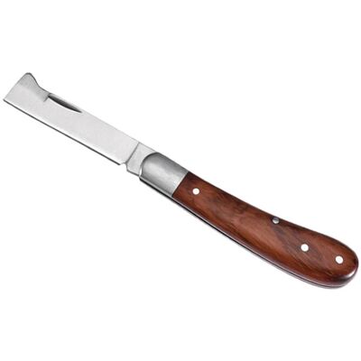 Unbranded (straight head)Garden Grafting knife Stainless Steel wood Handle Pruning Knife Unbranded (straight head)Garden Grafting knife Stainless Steel wood Handle Pruning Knife