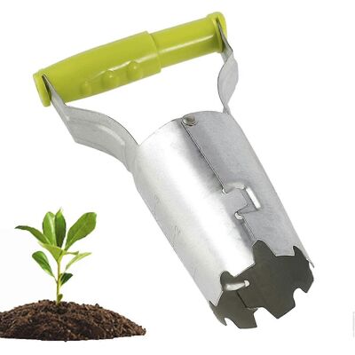 Unbranded Transplanting bulb planting tool with depth marker. Garden bulb planting. Atomic Unbranded Transplanting bulb planting tool with depth marker. Garden bulb planting. Atomic