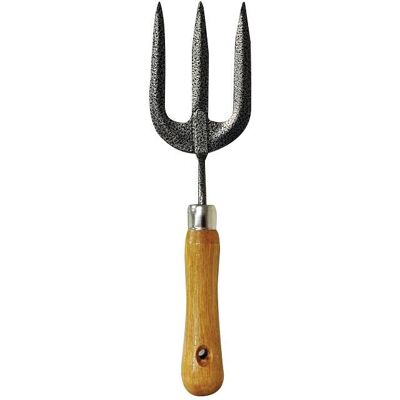 Kingfisher Wooden Handled Garden Hand Fork Kingfisher Wooden Handled Garden Hand Fork