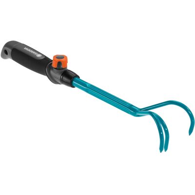 GARDENA combisystem Hand Grubber: Three-tined garden claw for loosening and aera GARDENA combisystem Hand Grubber: Three-tined garden claw for loosening and aera