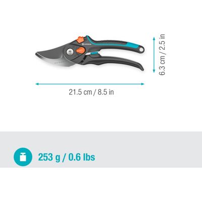 Gardena Secateurs PremiumCut Pro Flex, Bypass, Green Wood, 24 mm Cutting Diamete Gardena Secateurs PremiumCut Pro Flex, Bypass, Green Wood, 24 mm Cutting Diamete