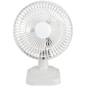 Status Portable 6-Inch Desk Fan, White Status Portable 6-Inch Desk Fan, White