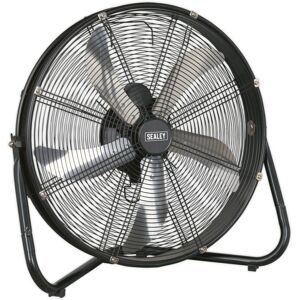 Loops 20" Industrial High Velocity Floor Fan - 3 Speed Settings - Tilting Stand - 230V Loops 20" Industrial High Velocity Floor Fan - 3 Speed Settings - Tilting Stand - 230V