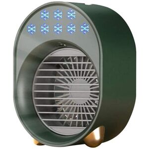 GreenZech Dark Green Neck Fan Summer Air Cooler - Neck Fan GreenZech Dark Green Neck Fan Summer Air Cooler - Neck Fan