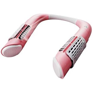 GreenZech (Pink) Neck Fan USB Rechargeable Convenient Quiet Mini Fan Outdoor Indoor Fan Gi GreenZech (Pink) Neck Fan USB Rechargeable Convenient Quiet Mini Fan Outdoor Indoor Fan Gi