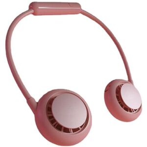 GreenZech (Pink) Mini Neck Fan USB Air Cooler Mute Sports for Home Outdoor Portable Ventil GreenZech (Pink) Mini Neck Fan USB Air Cooler Mute Sports for Home Outdoor Portable Ventil