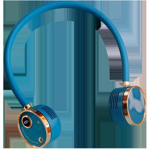 GreenZech (Blue) Mini Neck Fan USB Air Cooler Mute Sports for Home Outdoor Portable Ventil GreenZech (Blue) Mini Neck Fan USB Air Cooler Mute Sports for Home Outdoor Portable Ventil