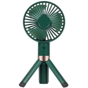GreenZech (Green) Mini USB Portable Charging Desktop Fan Tripod Handheld Fan Stowable Brac GreenZech (Green) Mini USB Portable Charging Desktop Fan Tripod Handheld Fan Stowable Brac