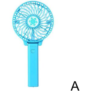 Ranpo (Blue) 3 Modes Portable Folding Desk Fan Mini Hand-held Cooler Cooling USB Recha Ranpo (Blue) 3 Modes Portable Folding Desk Fan Mini Hand-held Cooler Cooling USB Recha