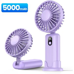 nobrand (Purple 5000mAh) TOPK 5000mah Mini Portable Fan, USB Desk Electric Fan, Small Pe nobrand (Purple 5000mAh) TOPK 5000mah Mini Portable Fan, USB Desk Electric Fan, Small Pe