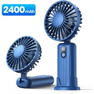 nobrand (Blue 2400mAh) TOPK 5000mah Mini Portable Fan, USB Desk Electric Fan, Small Pers nobrand (Blue 2400mAh) TOPK 5000mah Mini Portable Fan, USB Desk Electric Fan, Small Pers