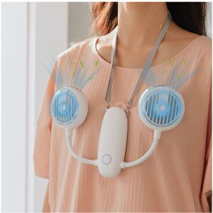 Unbranded Portable Hanging Neck Fan with Dual Wind Head Hands Free 3 Speeds Air Cooler Unbranded Portable Hanging Neck Fan with Dual Wind Head Hands Free 3 Speeds Air Cooler