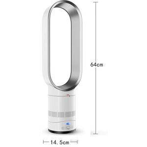 Unbranded (Silver) 65CM Bladeless Fan AirFlow Cooling Fan Office Home Unbranded (Silver) 65CM Bladeless Fan AirFlow Cooling Fan Office Home