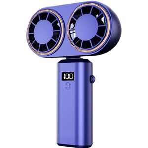 Tlily Portable Handheld Fan USB Charging Cooler Dual Digital Display Rechargeable Batt Tlily Portable Handheld Fan USB Charging Cooler Dual Digital Display Rechargeable Batt