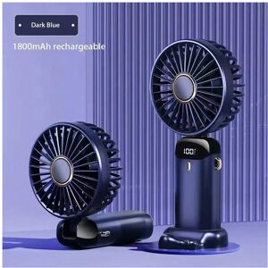 Gaatpot (Blue) Handheld Mini Fan Foldable Portable Neck Hanging Fans 5 Speed USB Recharg Gaatpot (Blue) Handheld Mini Fan Foldable Portable Neck Hanging Fans 5 Speed USB Recharg