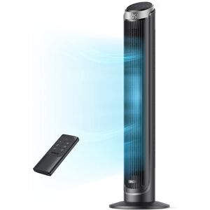 Dreo 26 ft/s Tower Fan with Remote Control, 90 Oscillating Standing Fans for Bed Dreo 26 ft/s Tower Fan with Remote Control, 90 Oscillating Standing Fans for Bed