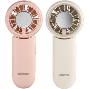 GEEPAS Rechargeable Fan - Pack of 2 Mini Foldable Portable USB Fan for Travel GEEPAS Rechargeable Fan - Pack of 2 Mini Foldable Portable USB Fan for Travel