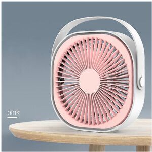 Unbranded (As show, One size) Glovivos USB Desk Fan, 3-Speed Pink Desk Fan, 360 Adjustable Unbranded (As show, One size) Glovivos USB Desk Fan, 3-Speed Pink Desk Fan, 360 Adjustable