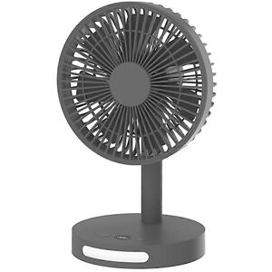 Unbranded For Digital Display Office Mini Desktop Night Light Electric Fan Black Unbranded For Digital Display Office Mini Desktop Night Light Electric Fan Black