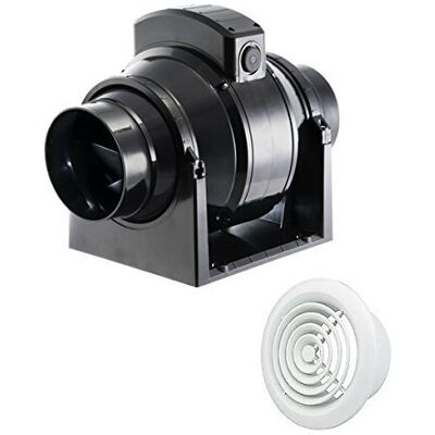 Manrose - MF100T - 100mm - In-Line Extractor Fan Manrose - MF100T - 100mm - In-Line Extractor Fan