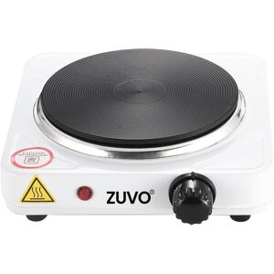 Zuvo 1500W Single Hot Plate White Portable Cast Iron Stove Hob with Adjustable Thermo Zuvo 1500W Single Hot Plate White Portable Cast Iron Stove Hob with Adjustable Thermo