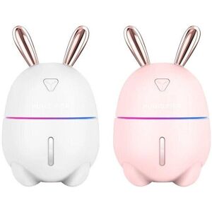 GreenZech (Pink) 300ML Mini Air Humidifier Cute Rabbit USB Aroma Essential Oil Diffuser Co GreenZech (Pink) 300ML Mini Air Humidifier Cute Rabbit USB Aroma Essential Oil Diffuser Co