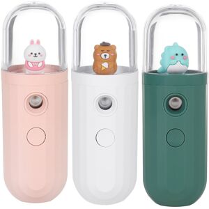 GreenZech (White) 5V Portable Mini humidifier Nanometer Fine Fog USB Charging 250mAh Batte GreenZech (White) 5V Portable Mini humidifier Nanometer Fine Fog USB Charging 250mAh Batte