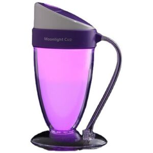 GreenZech (Purple) Portable USB Mini Moonlight Cup Humidifier Air Light Face Diffuser Fres GreenZech (Purple) Portable USB Mini Moonlight Cup Humidifier Air Light Face Diffuser Fres