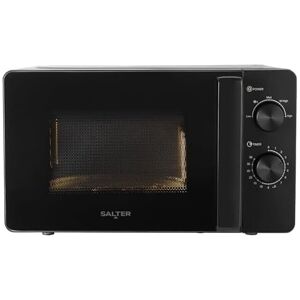 Salter EK5652MBLK Kuro 20 L 800 W Solo Microwave Oven with 27 cm Rotating Turnta Salter EK5652MBLK Kuro 20 L 800 W Solo Microwave Oven with 27 cm Rotating Turnta