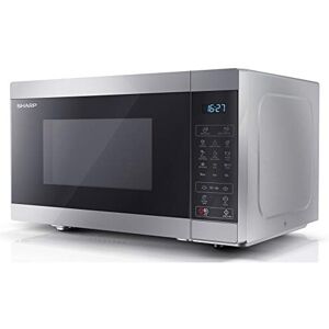 Sharp YC-MG81U-S 28 Litre 900W Digital Microwave with 1100W Grill, 11 power leve Sharp YC-MG81U-S 28 Litre 900W Digital Microwave with 1100W Grill, 11 power leve