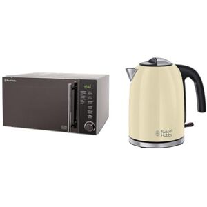 Russell Hobbs RHM2017 20L 800W Silver Digital Microwave, Child Safety Lock, Auto Russell Hobbs RHM2017 20L 800W Silver Digital Microwave, Child Safety Lock, Auto