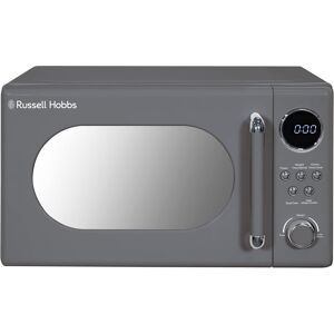 Russell Hobbs RHM2044G Retro 20 Litre Grey Digital Microwave, 800W, Mirror Finis Russell Hobbs RHM2044G Retro 20 Litre Grey Digital Microwave, 800W, Mirror Finis