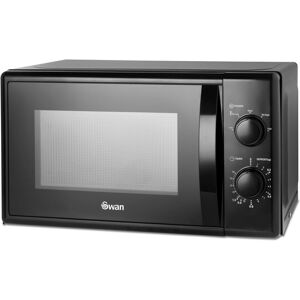 Swan SM4420BLK Manual Microwave with 5 Power Levels, 35 Minute Timer, 700W, 20L, Swan SM4420BLK Manual Microwave with 5 Power Levels, 35 Minute Timer, 700W, 20L,