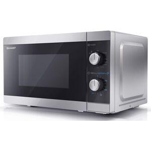 Sharp YC-MG01U-S Compact 20 Litre 800W Manual control Microwave with 1000W Grill Sharp YC-MG01U-S Compact 20 Litre 800W Manual control Microwave with 1000W Grill