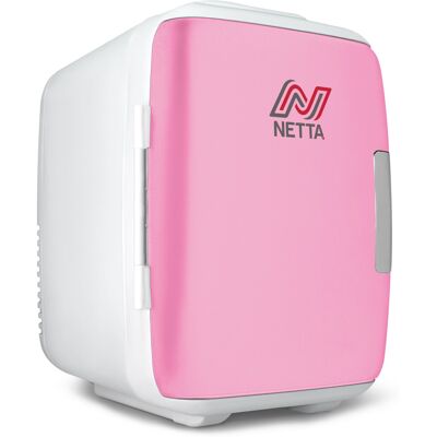 NETTA - 5L Mini Fridge - Pink - Mini Fridge NETTA - 5L Mini Fridge - Pink - Mini Fridge