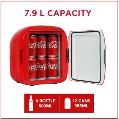 Coca Cola Mini Fridge Refrigerator for Bedroom Skincare Office Portable Ta Coca Cola Mini Fridge Refrigerator for Bedroom Skincare Office Portable Ta