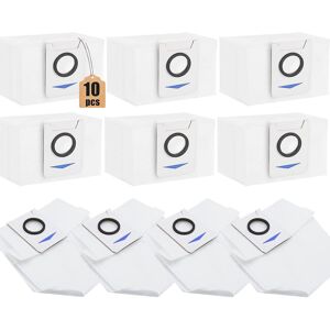 Kikidex (As show, One size) 10pcs vacuum cleaner bag for Ecovacs x1 omni turbo robot vac Kikidex (As show, One size) 10pcs vacuum cleaner bag for Ecovacs x1 omni turbo robot vac