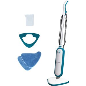 Russell Hobbs RHSM1001-G Steam and Clean Steam Mop White & Aqua - Free 2 year gu Russell Hobbs RHSM1001-G Steam and Clean Steam Mop White & Aqua - Free 2 year gu