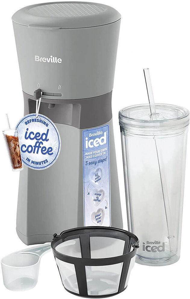 Breville Iced Coffee Maker   Plus Coffee Cup with Straw   Ready in Under 4 Minut