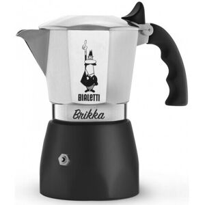 Bialetti percolator Brikka 190 ml 16 x 22 cm aluminium black Bialetti percolator Brikka 190 ml 16 x 22 cm aluminium black