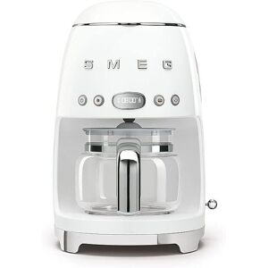 Smeg DCF02WHUK Drip Coffee Machine, Auto-Start Mode, Reuseable Filter, Digital D Smeg DCF02WHUK Drip Coffee Machine, Auto-Start Mode, Reuseable Filter, Digital D