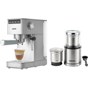 (COCM41523CG41019) Geepas Coffee Machine & 200W Coffee Grinder Combo (COCM41523CG41019) Geepas Coffee Machine & 200W Coffee Grinder Combo