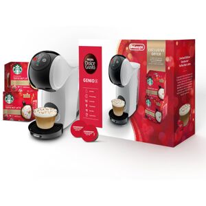 Nescafe Dolce Gusto De'Longhi EDG226.W Genio S Pod Coffee Machine, Toffee Nut Latte Bund Nescafe Dolce Gusto De'Longhi EDG226.W Genio S Pod Coffee Machine, Toffee Nut Latte Bund