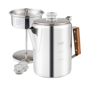 Kopinma Coffee Percolators Stovetop for Camping, Percolator Pot Stainless Steel Maker Ca Kopinma Coffee Percolators Stovetop for Camping, Percolator Pot Stainless Steel Maker Ca