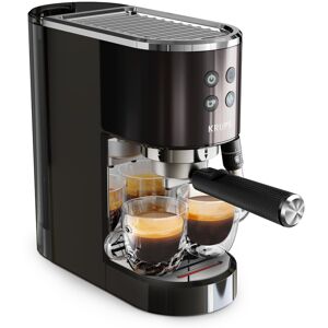 Krups Virtuoso + Pump Espresso Machine, Sleek Compact Design, Auto Flow-Stop, Es Krups Virtuoso + Pump Espresso Machine, Sleek Compact Design, Auto Flow-Stop, Es