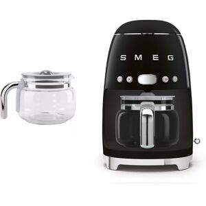 (Black) Smeg DCF02 Drip Filter Coffee Machine +DCG01 Glass Carafe Spare Jug Bund (Black) Smeg DCF02 Drip Filter Coffee Machine +DCG01 Glass Carafe Spare Jug Bund