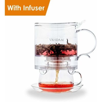 VAHDAM Imperial Tea Maker - 16oz - Bottom Dispensing Tea Pot - FDA Approved VAHDAM Imperial Tea Maker - 16oz - Bottom Dispensing Tea Pot - FDA Approved