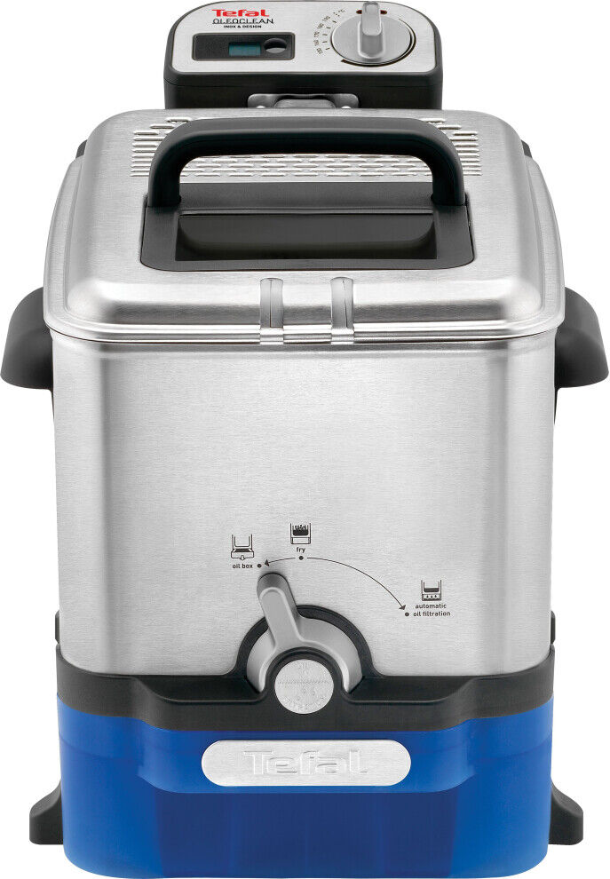 Tefal FR804040 Silver OleoClean Pro 3.5L Deep Fat Fryer